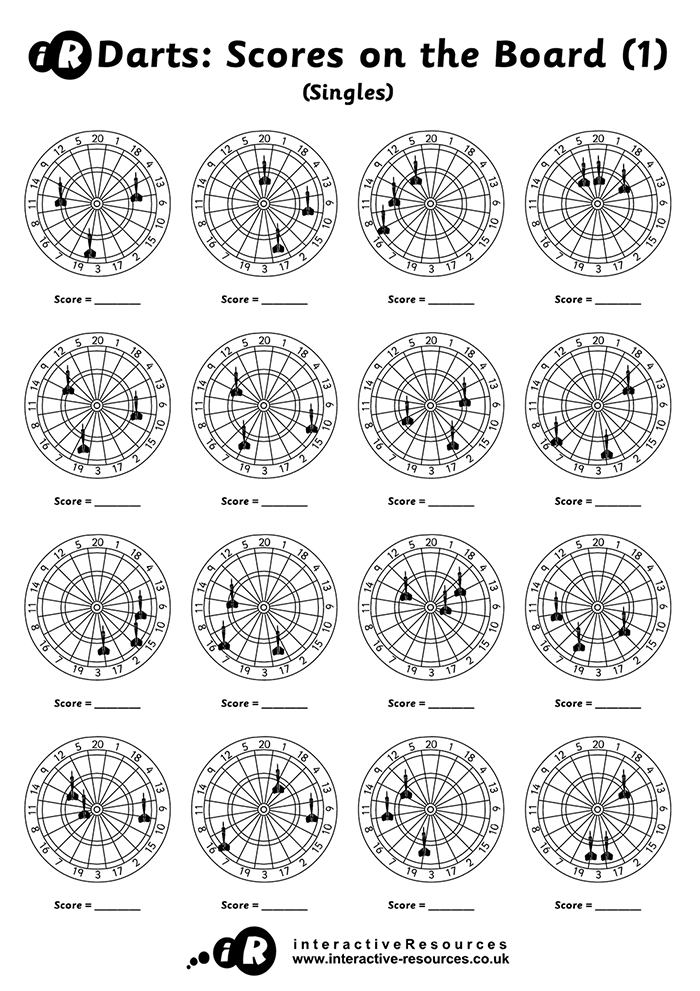 Darts: Scores on the Board